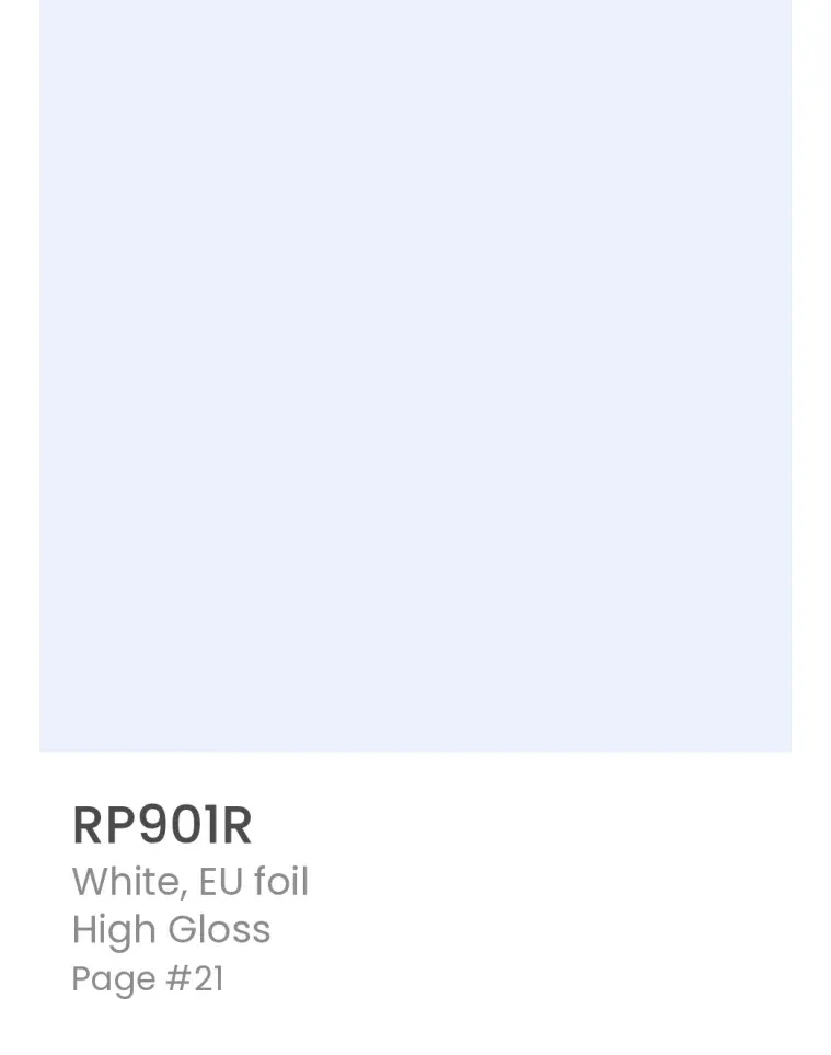 سفید فویل اروپایی — کد RP901R